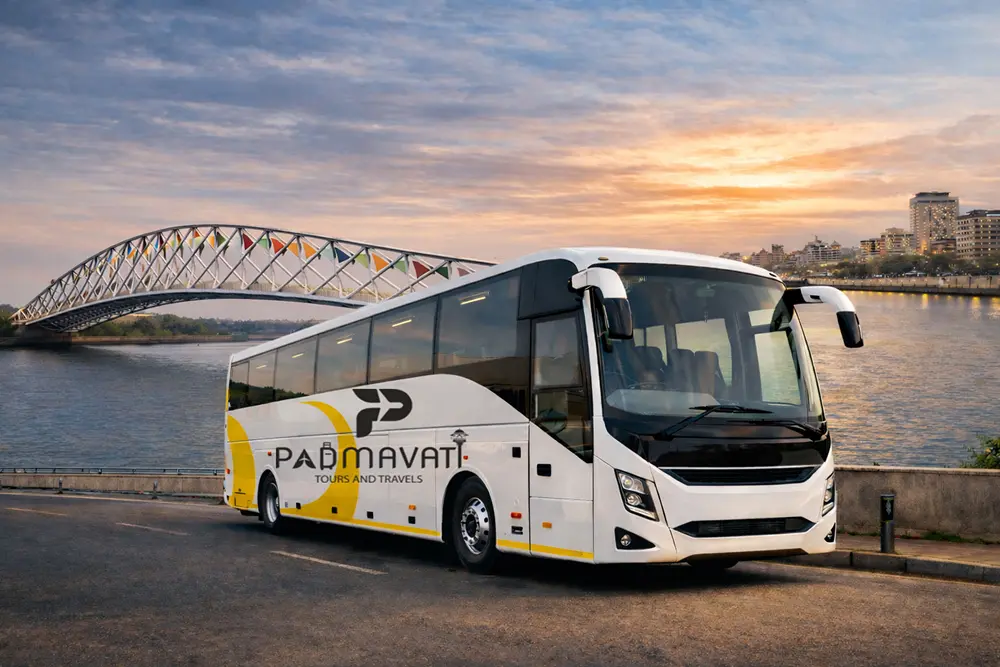 56 Seater Bus on Rent in Ahmedabad
